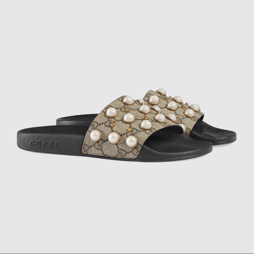 ISO Gucci Pearl slides